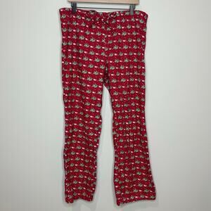 Vineyard Vines Flannel Pajama Lounge Pants Size J Santa Christmas Holiday